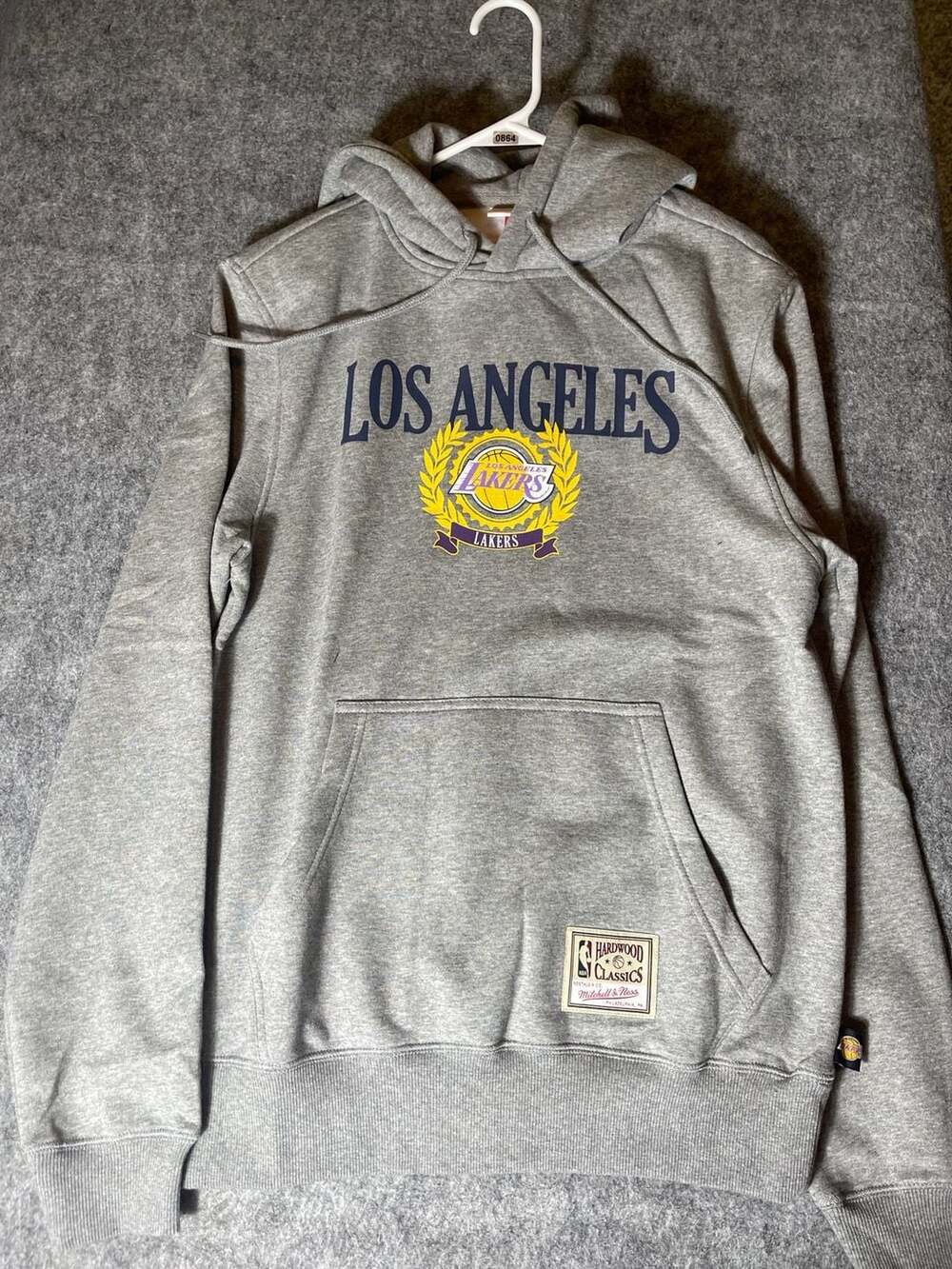 Mitchell & Ness Los Angeles Lakers Hardwood Classics Collegiate Hoodie